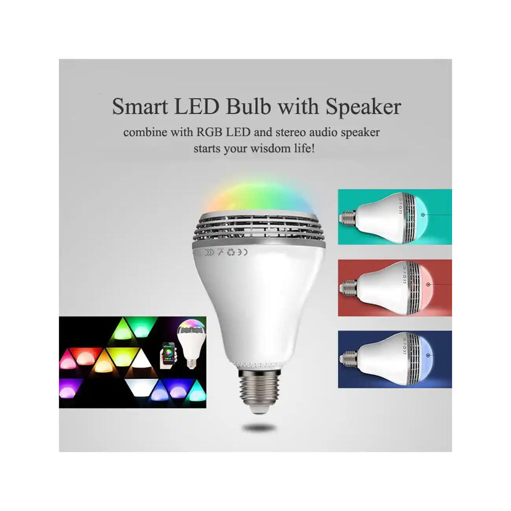 Ampoule LED Connectée avec Enceinte Bluetooth Intégrée -  | Lazetech Store