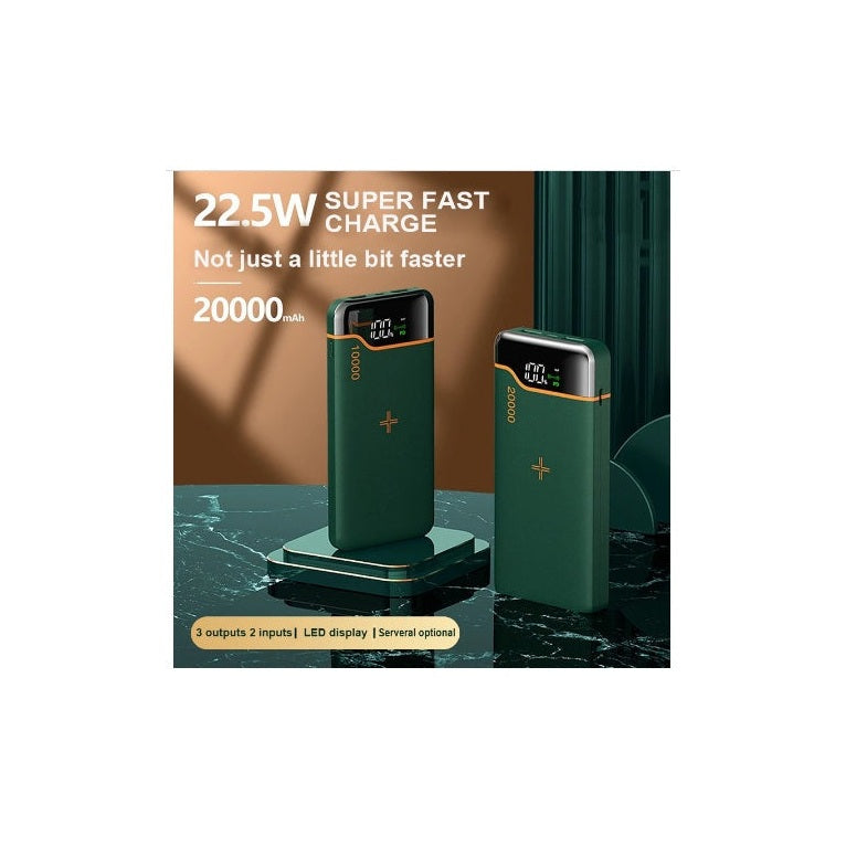 Batterie Externe 20000mAh : Charge Rapide & Sans Fil -  | Lazetech Store