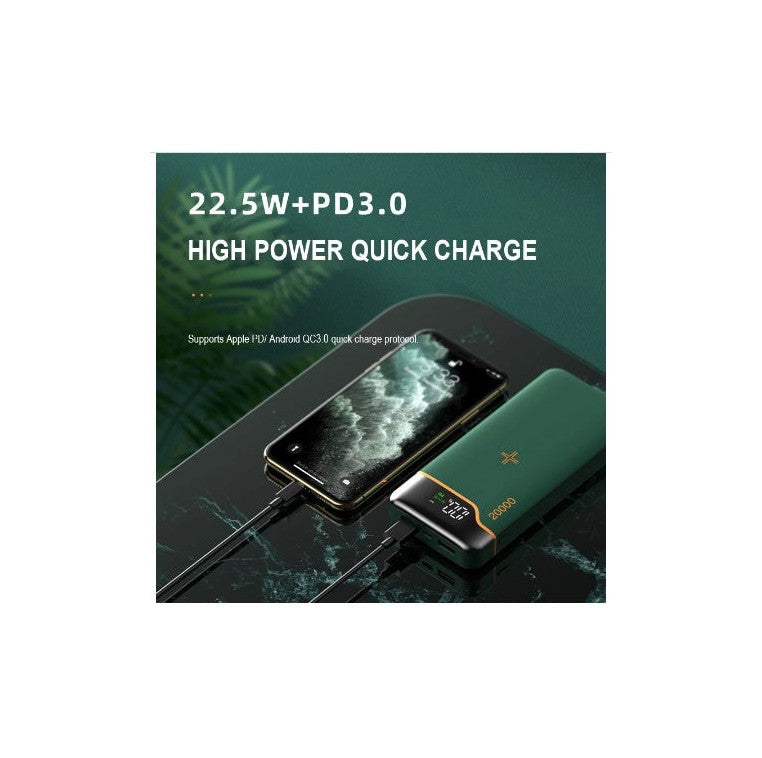 Batterie Externe 20000mAh : Charge Rapide & Sans Fil -  | Lazetech Store