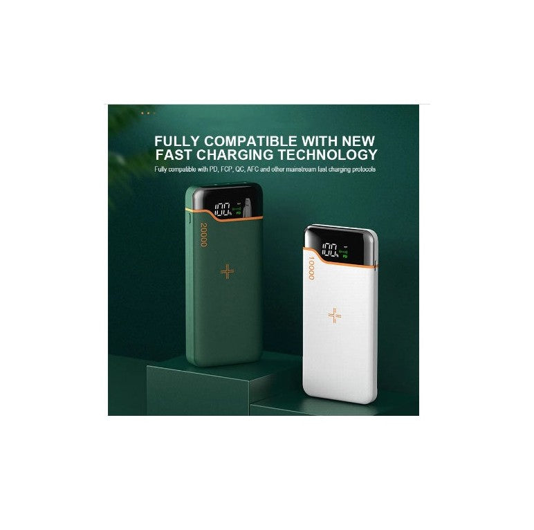 Batterie Externe 20000mAh : Charge Rapide & Sans Fil -  | Lazetech Store
