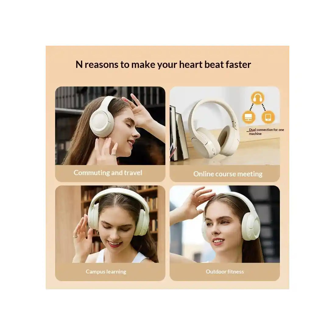 Casque Bluetooth Over-Ear - Réduction de Bruit Active et Longue Autonomie -  | Lazetech Store