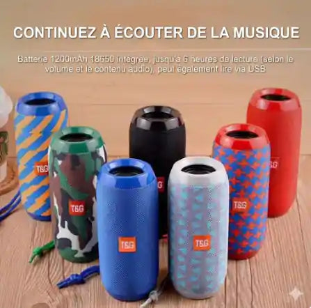 Enceinte Bluetooth Portable 10W - Waterproof et Basses Puissantes -  | Lazetech Store