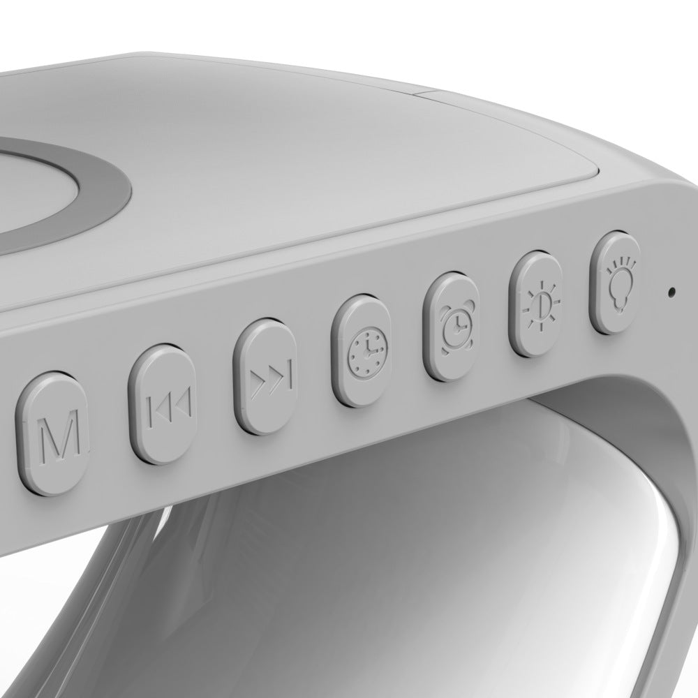 Lampe LED Bluetooth avec Chargeur Sans Fil - Déco et Contrôle via App -  | Lazetech Store