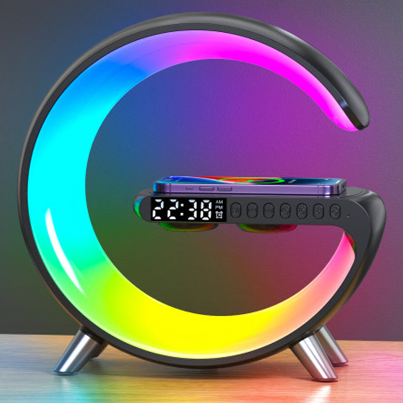 Lampe LED Bluetooth avec Chargeur Sans Fil - Déco et Contrôle via App - Black / EU / English | Lazetech Store