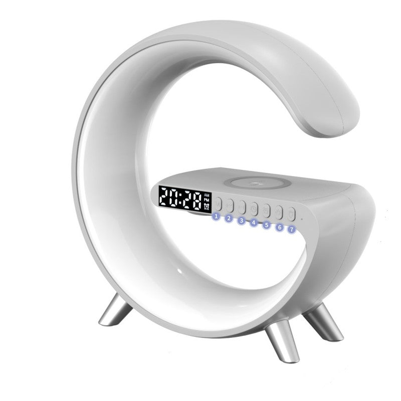 Lampe LED Bluetooth avec Chargeur Sans Fil - Déco et Contrôle via App - White / EU / English | Lazetech Store