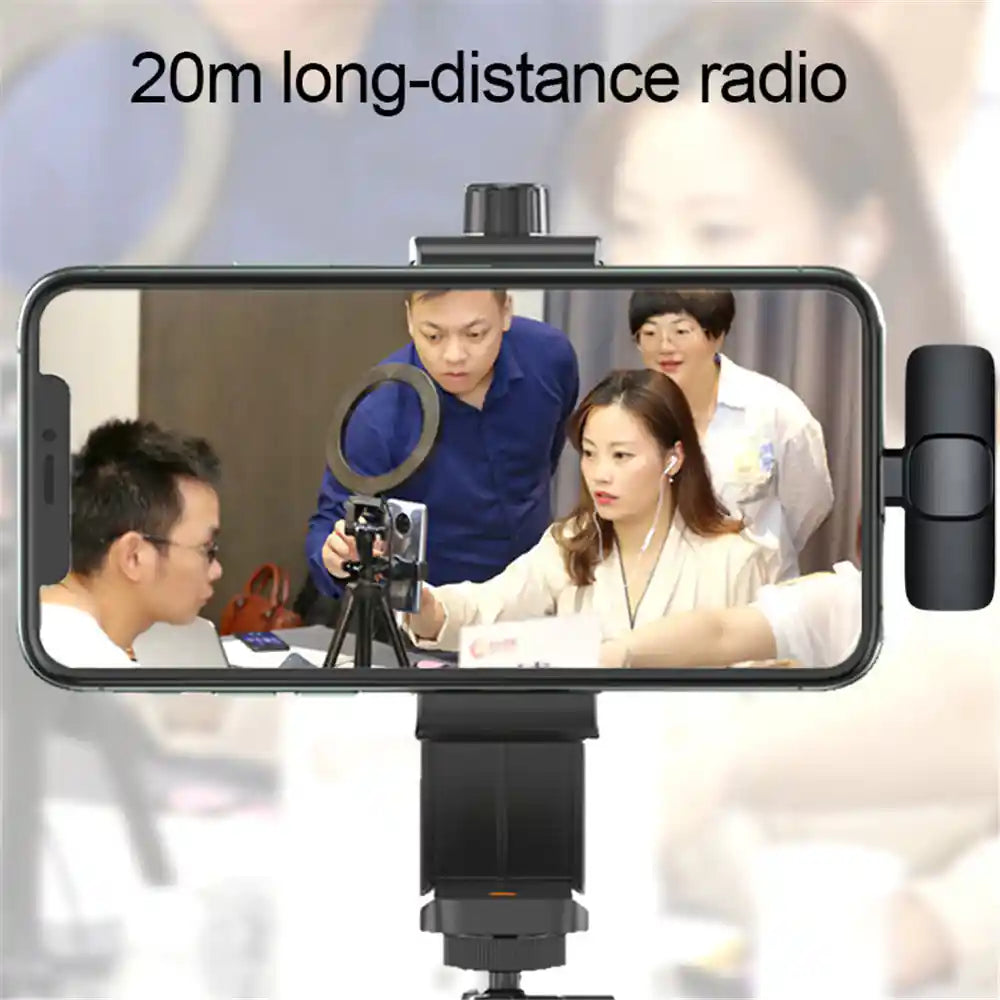 Microphone Lavalier Sans Fil - Enregistrement Vidéo et Audio Longue Autonomie -  | Lazetech Store
