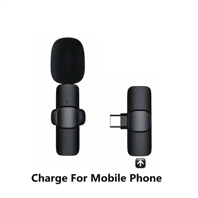 Microphone Lavalier Sans Fil - Enregistrement Vidéo et Audio Longue Autonomie - For Type C | Lazetech Store