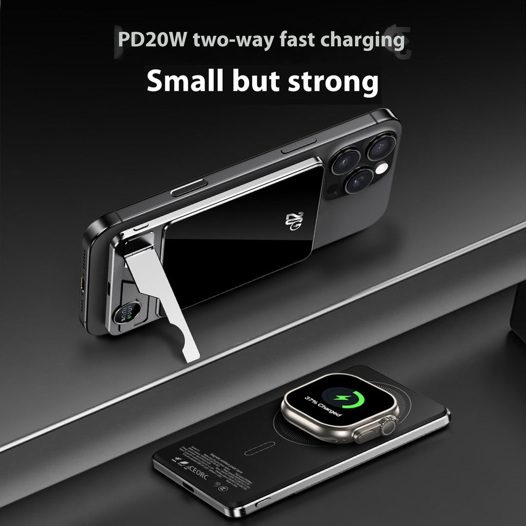 Power Bank Magnétique Sans Fil Ultra-Fin – Compatible MagSafe -  | Lazetech Store