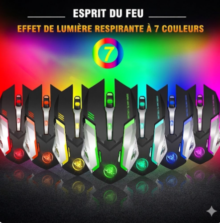 Souris Gaming Sans Fil - Portée 10 Mètres -  | Lazetech Store