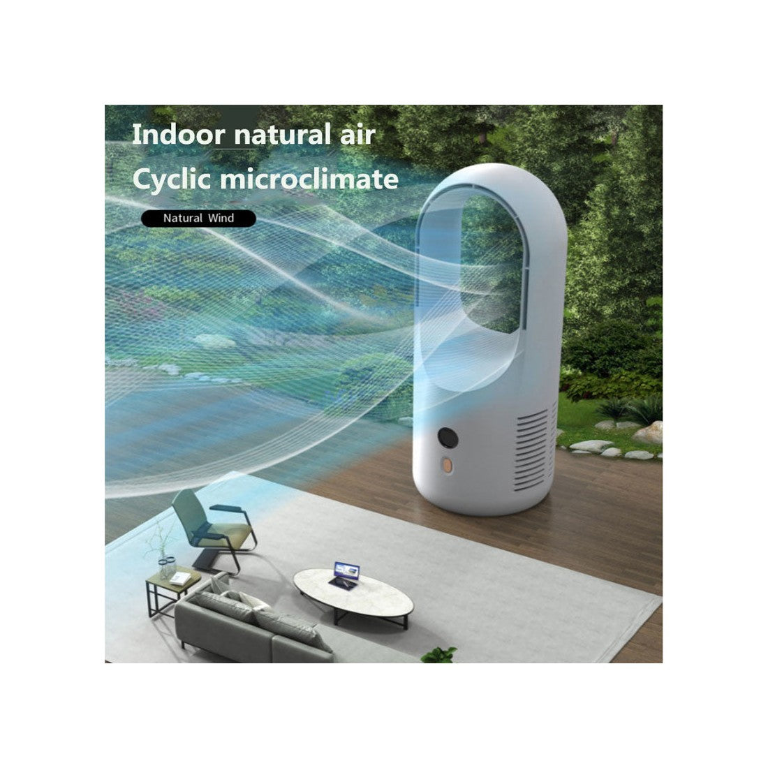 Ventilateur USB Sans Lames : Sécurisé & Silencieux -  | Lazetech Store
