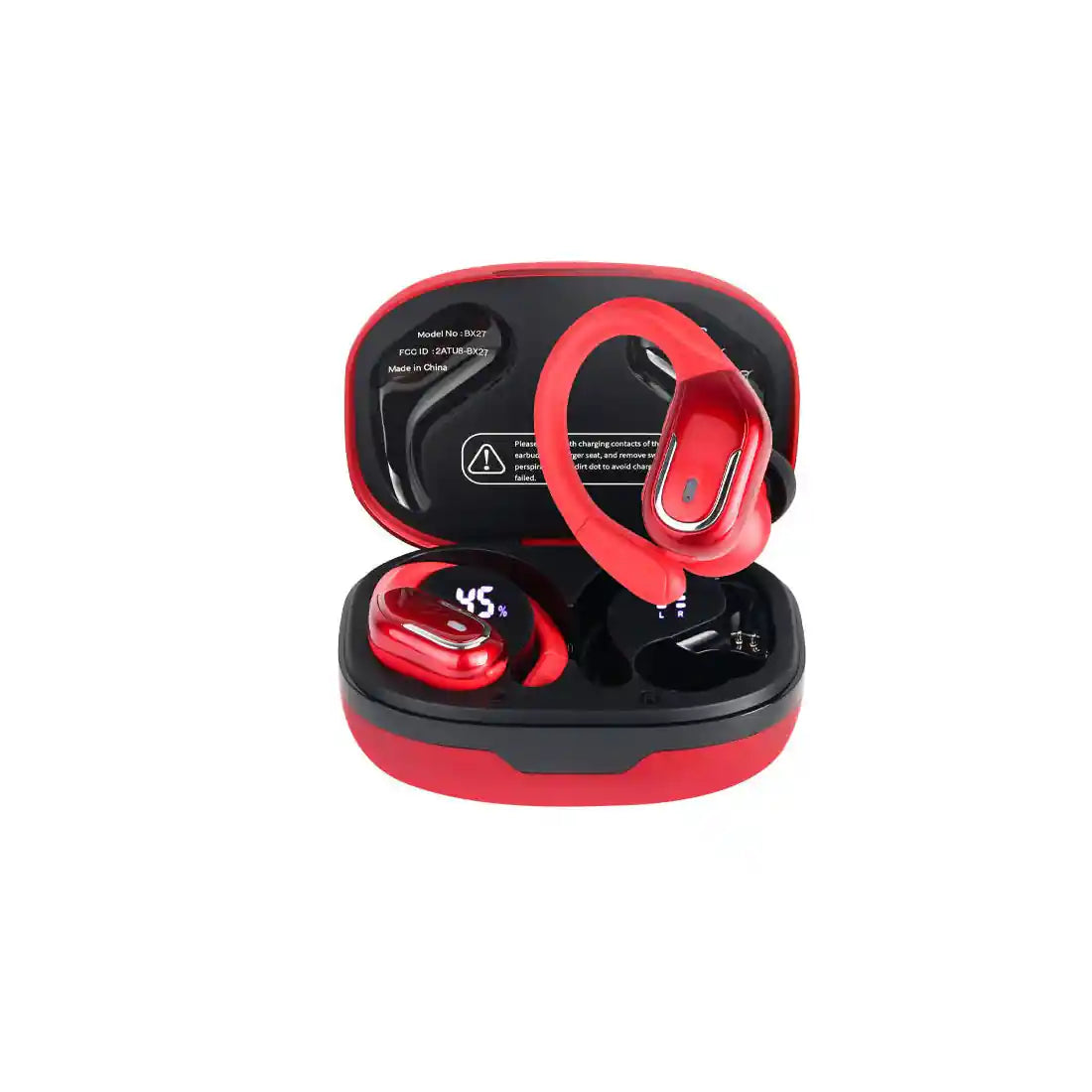Écouteurs Gaming Sans Fil - Réduction de Bruit Active et Son Stéréo - Red / BX27JL | Lazetech Store